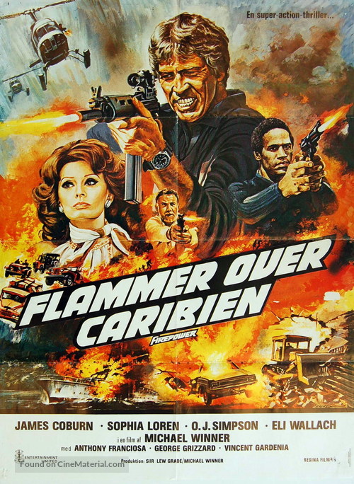 Firepower - Danish Movie Poster