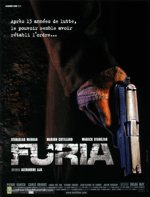 Furia - French Movie Poster