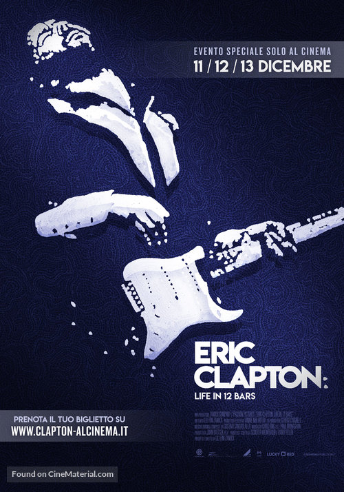 Eric Clapton: Life in 12 Bars - Italian Movie Poster