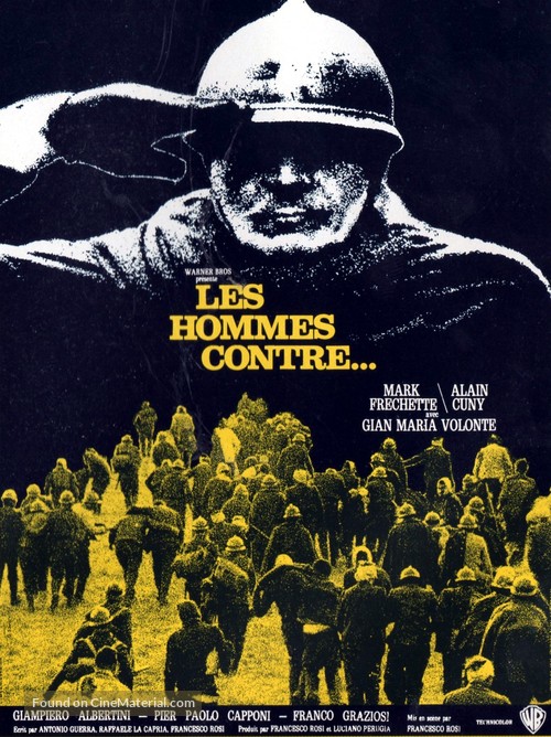 Uomini contro - French Movie Poster