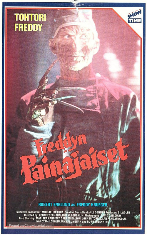&quot;Freddy&#039;s Nightmares&quot; - Finnish Movie Cover