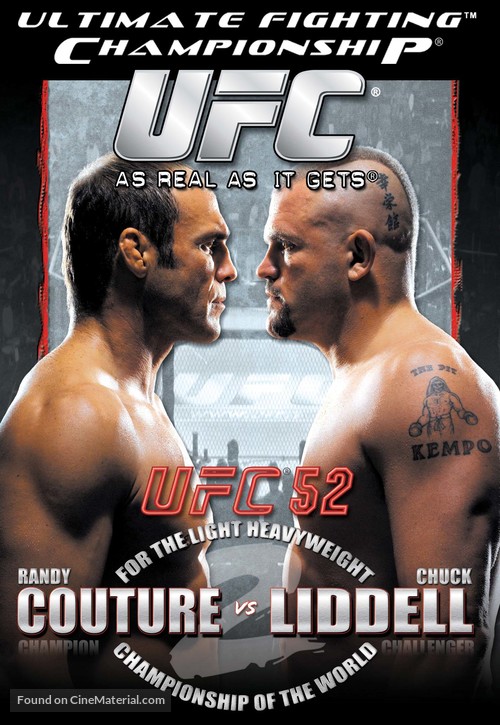 UFC 52: Couture vs. Liddell 2 - poster