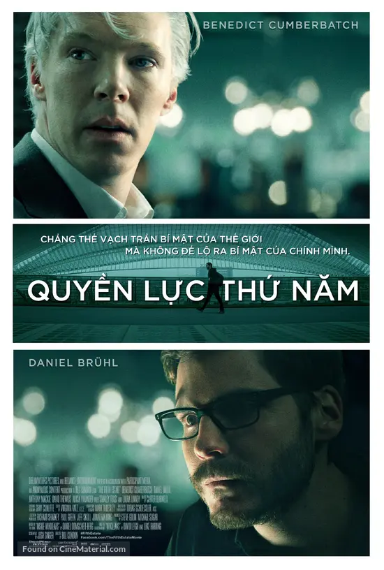 The Fifth Estate - Vietnamese Movie Poster