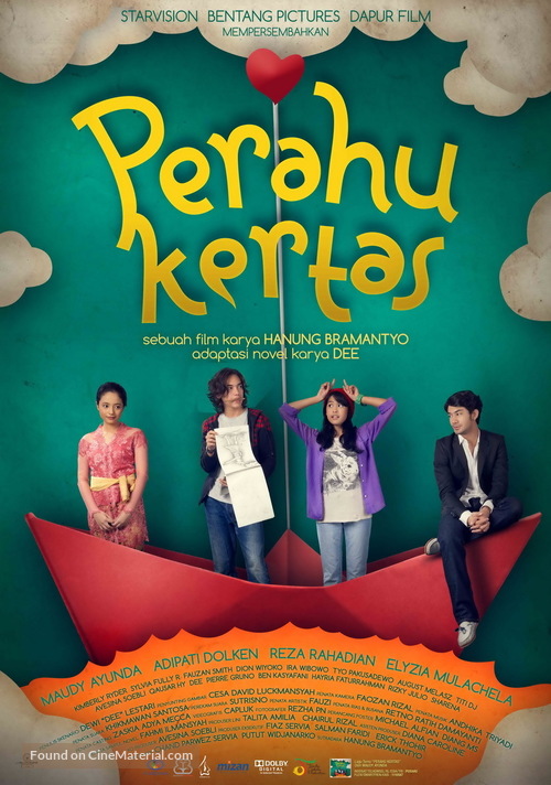 Perahu kertas - Indonesian Movie Poster