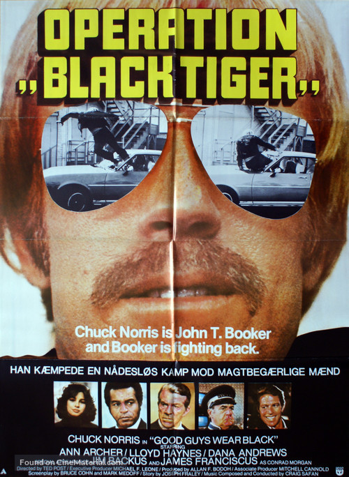 Good Guys Wear Black - Danish Movie Poster