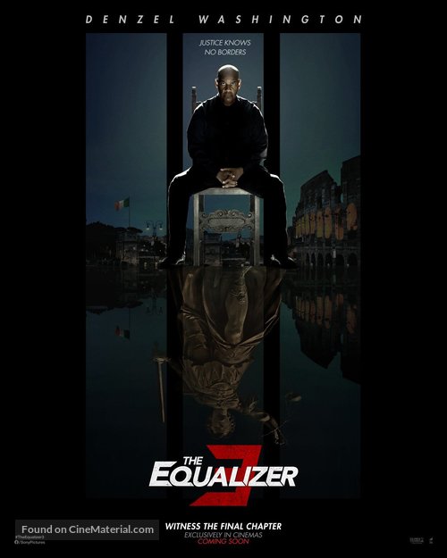 The Equalizer 3 - British Movie Poster