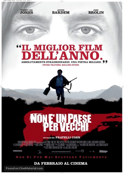 No Country for Old Men - Italian Movie Poster