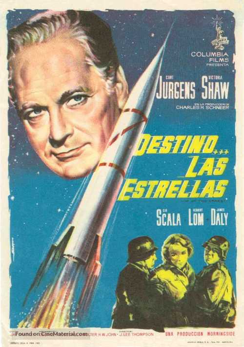 Wernher von Braun - Spanish Movie Poster