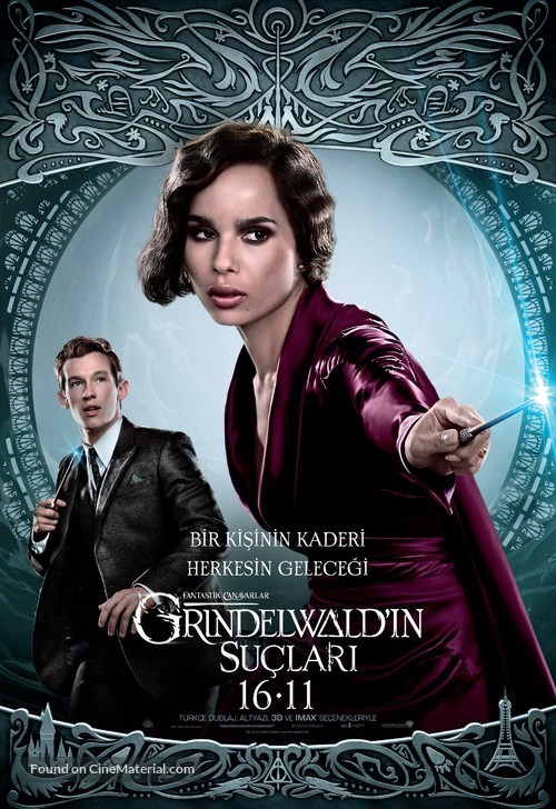 Fantastic Beasts: The Crimes of Grindelwald - Turkish Movie Poster