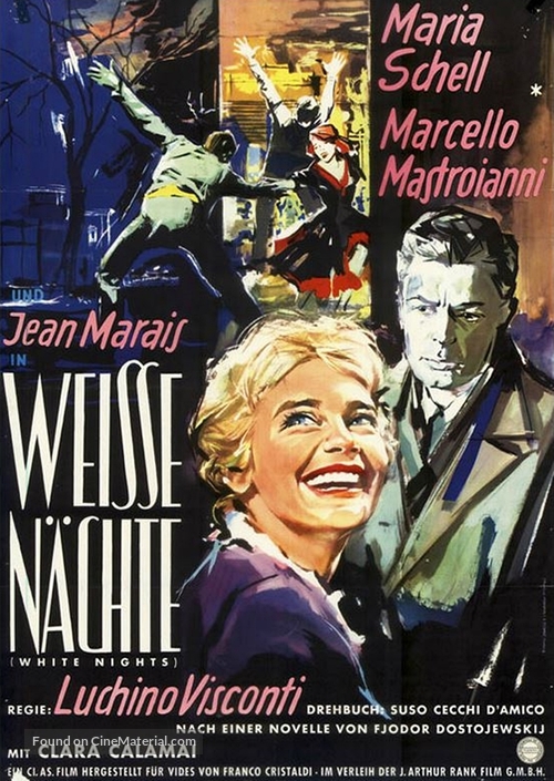 Notti bianche, Le - German Movie Poster