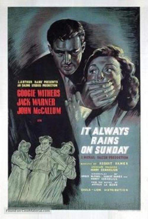 It Always Rains on Sunday - British Movie Poster