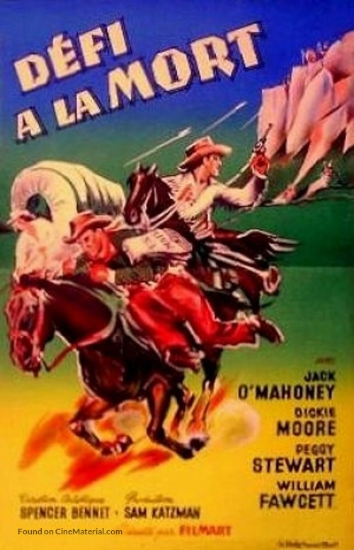 Cody of the Pony Express - French Movie Poster