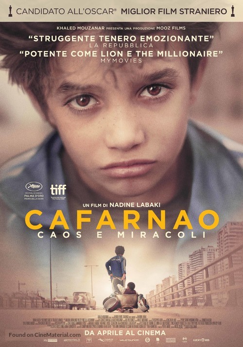 Cafarna&uacute;m - Italian Movie Poster