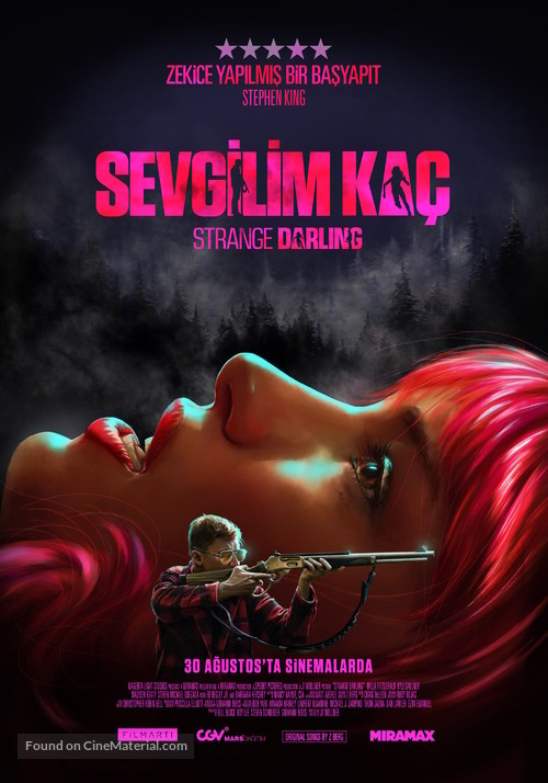 Strange Darling - Turkish Movie Poster