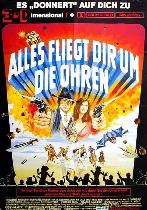 Comin&#039; at Ya! - German Movie Poster