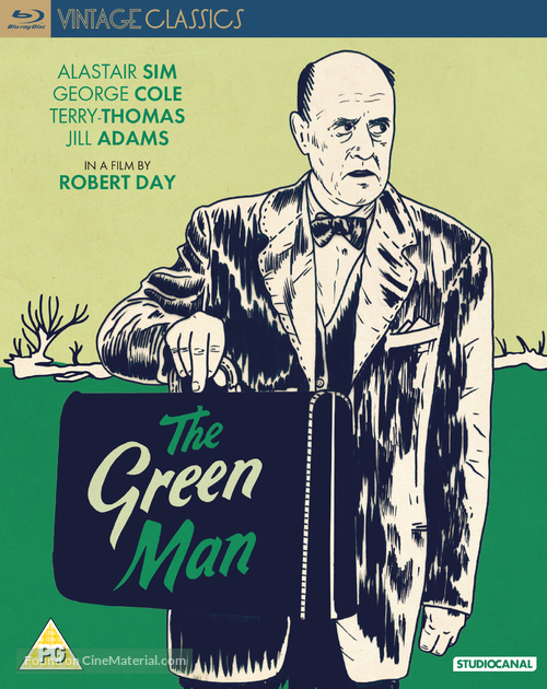 The Green Man - British Blu-Ray movie cover