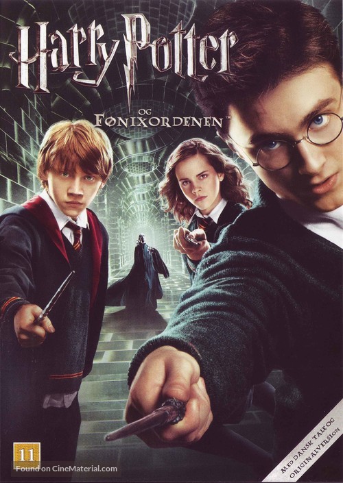 Harry Potter and the Order of the Phoenix - Danish DVD movie cover