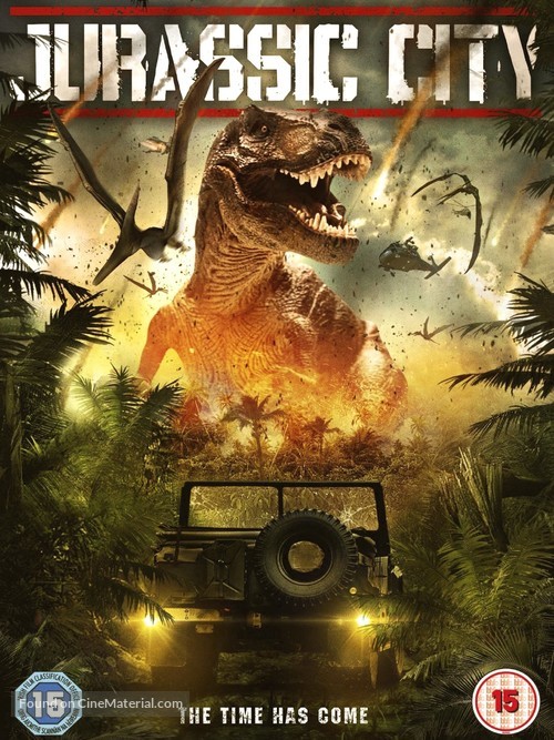 Jurassic City - British DVD movie cover