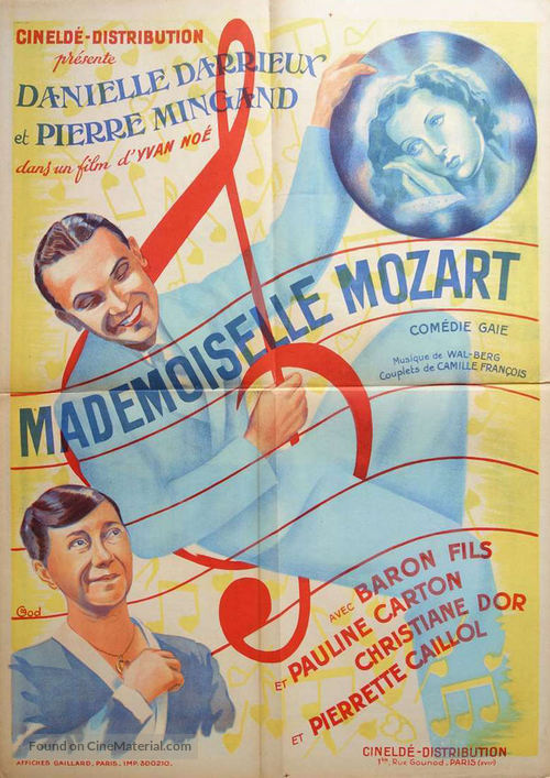 Mademoiselle Mozart - French Movie Poster