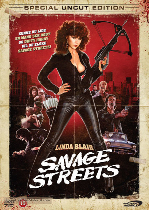 Savage Streets - Danish DVD movie cover