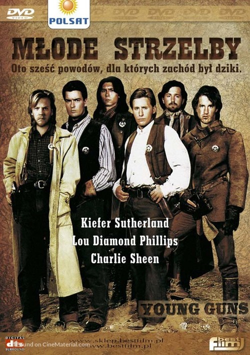Young Guns - Polish DVD movie cover