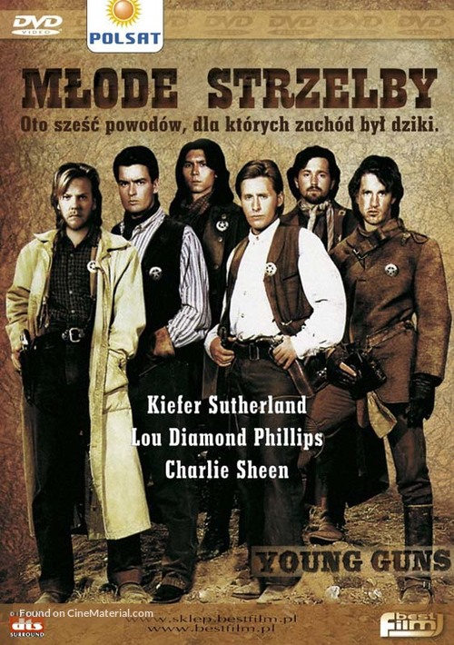 Young Guns - Polish DVD movie cover