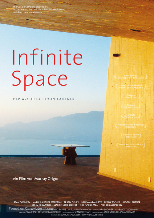 Infinite Space: The Architecture of John Lautner - German Movie Poster