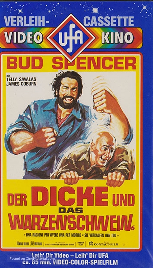 Una ragione per vivere e una per morire - German VHS movie cover