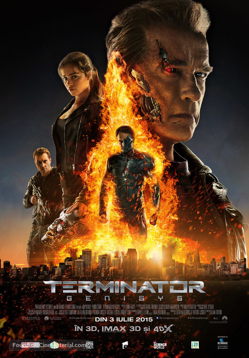 Terminator Genisys - Romanian Movie Poster
