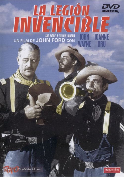 She Wore a Yellow Ribbon - Spanish Movie Cover