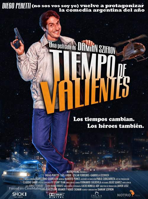 Tiempo de valientes - Spanish Movie Poster