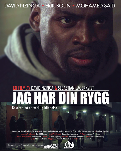 Jag har din rygg - Swedish Movie Poster