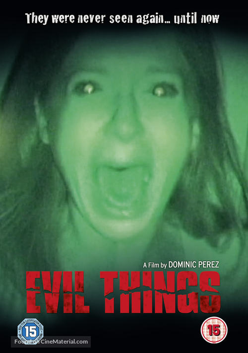 Evil Things - British DVD movie cover