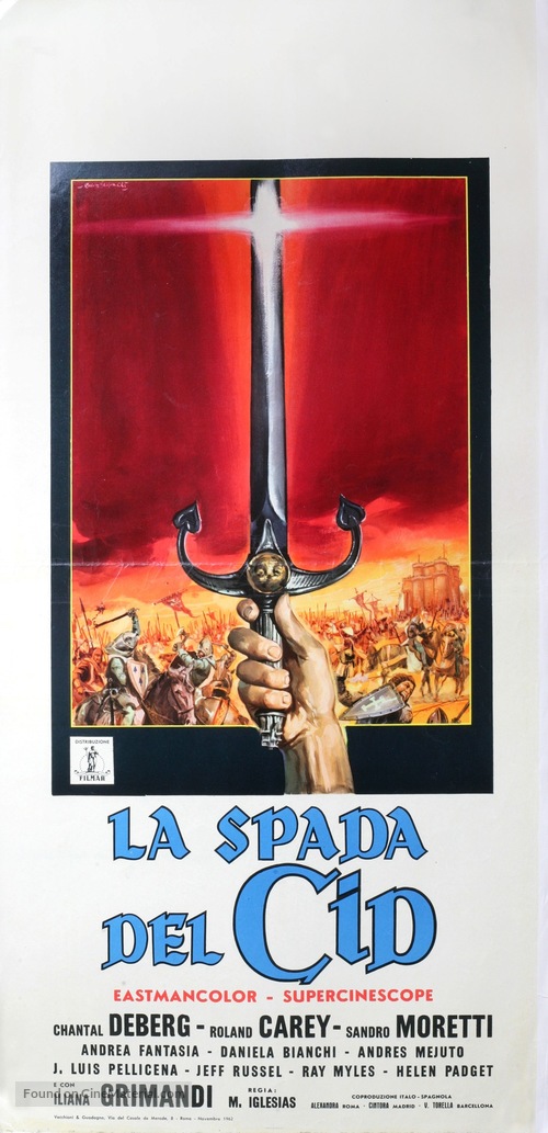 La spada del Cid - Italian Movie Poster