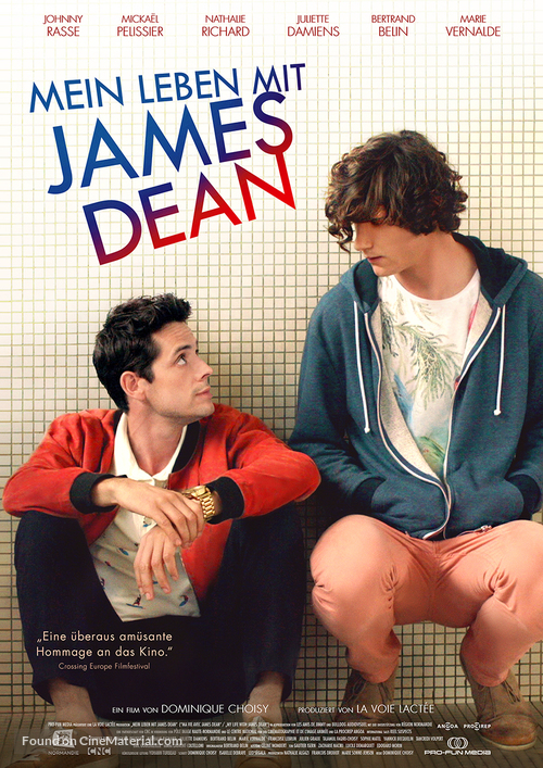 Ma vie avec James Dean - German Movie Poster