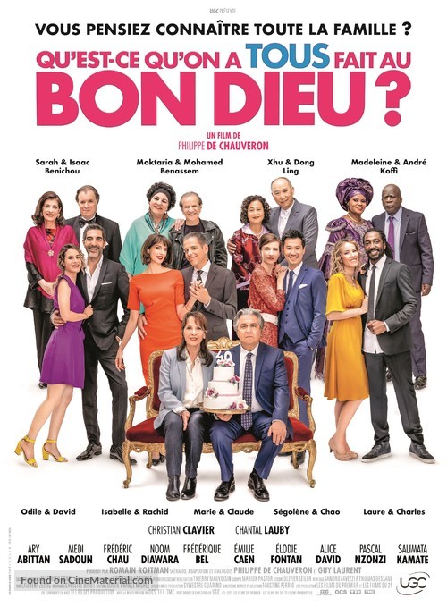 Qu&#039;est-ce qu&#039;on a tous fait au Bon Dieu? - French Movie Poster