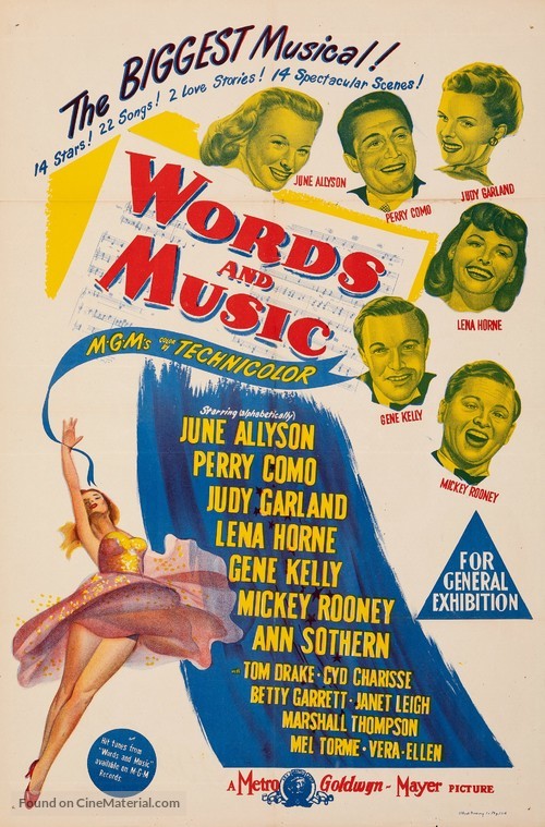 Words and Music - Australian Movie Poster