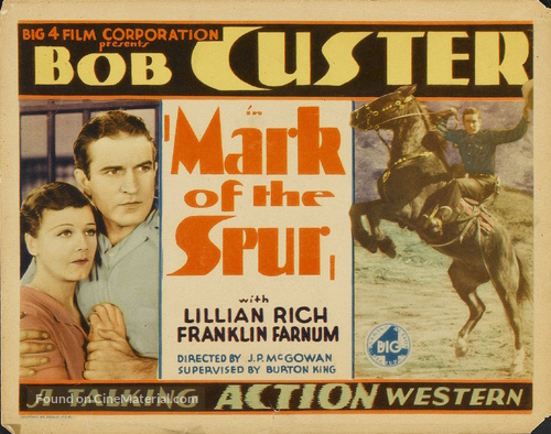 Mark of the Spur - Movie Poster