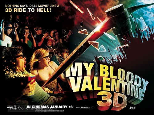 My Bloody Valentine - British Movie Poster