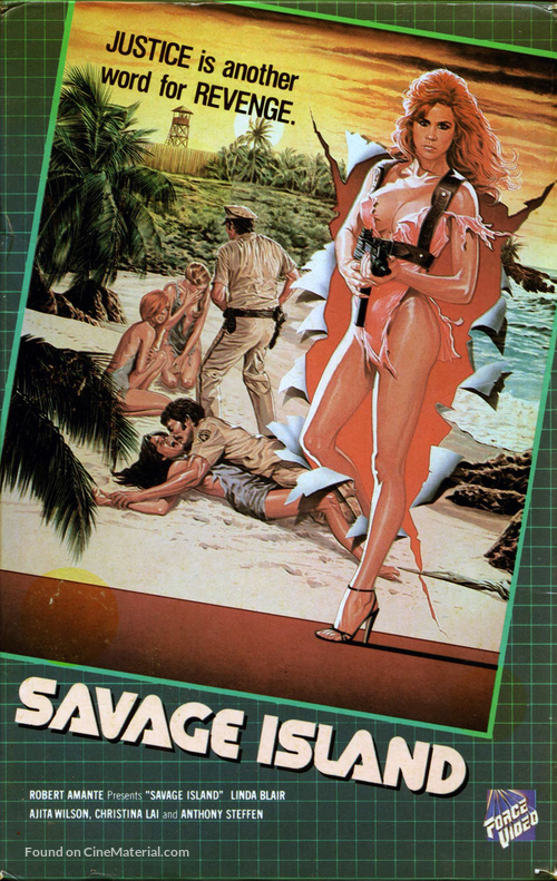 Savage Island - VHS movie cover