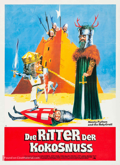 Monty Python and the Holy Grail - German Movie Poster