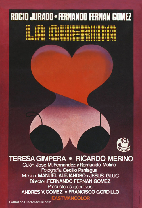 La querida - Spanish Movie Poster