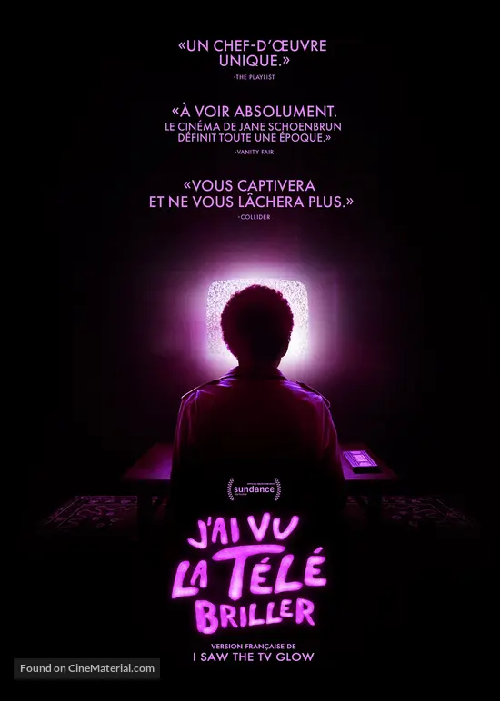 I Saw the TV Glow - Canadian Movie Poster