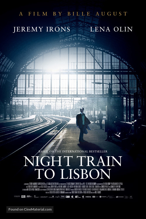Night Train to Lisbon - Swedish Movie Poster