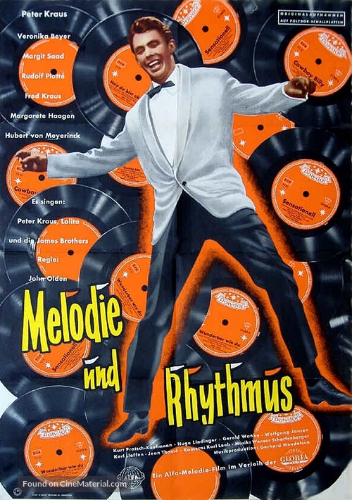 Melodie und Rhythmus - German Movie Poster