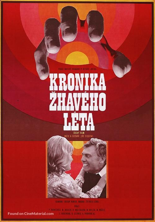 Kronika zhav&eacute;ho l&eacute;ta - Czech Movie Poster