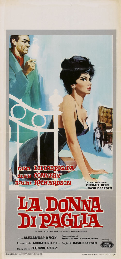 Woman of Straw - Italian Movie Poster