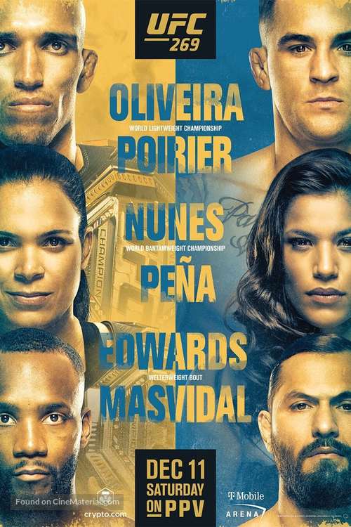 UFC 269: Oliveira vs. Poirier - Movie Poster