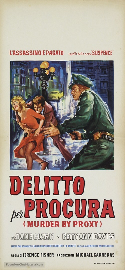 Murder by Proxy - Italian Movie Poster