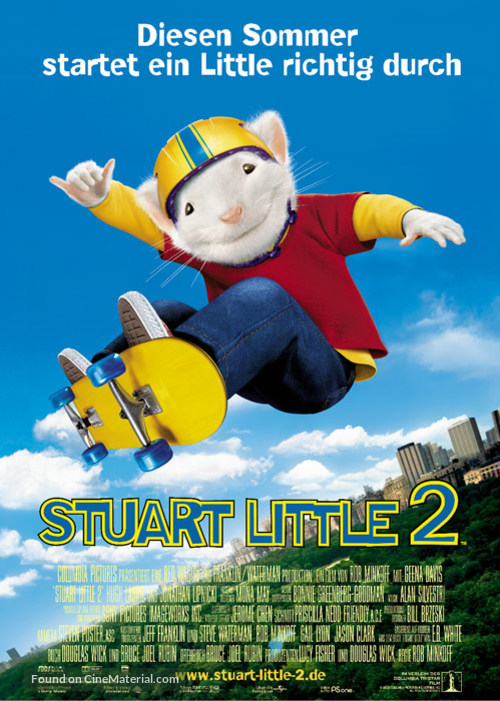 Stuart Little 2 - German Movie Poster